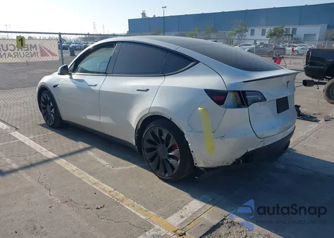 2023 Tesla Model Y Performance Dual Motor All-Wheel Drive z USA, uszkodzony, nr VIN 7SAYGDEF9PF778749